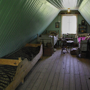 Folk Museum - Farmhouse Loft Bedroom