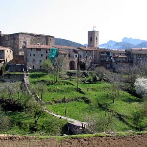Santa Pau, La Garrotxa, Girona province, Catalunya