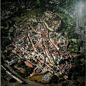 Aerial View Of The Old Town