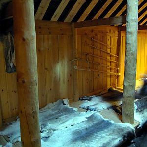 Inside Reconstructed Longhouse, Brattahild 2