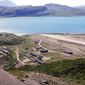 View Of The Airstrip From Signalhojen, Narsarsuaq