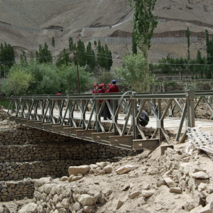 Bailey Bridge built in response to 2010 floods