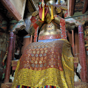 Maitreya Buddha, Chamba Llakhang, Basgo Gompa