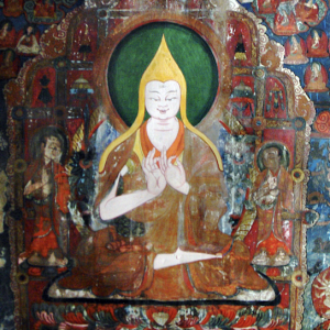 Wall painting, Chamchung Temple, Basgo Gompa