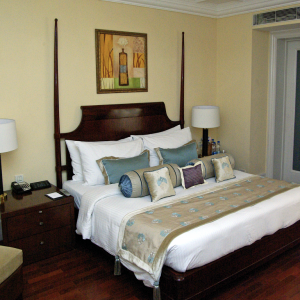 Bedroom, The Claridges Hotel, New Delhi