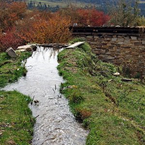 Leat to water mill, Shingkar Village, Bhutan