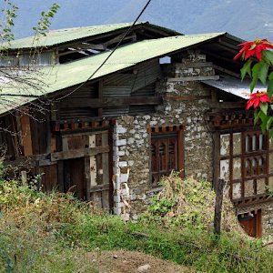 Farmhouse on the way to Radi, Bhutan