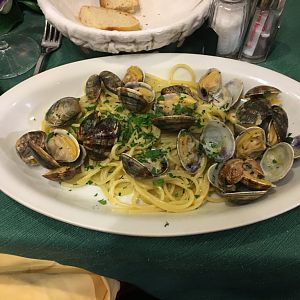 Spaghetti and Clams Positano