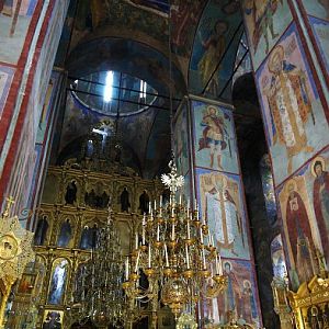 Trinity St Sergius Monastery, Assumption Cathedral interior