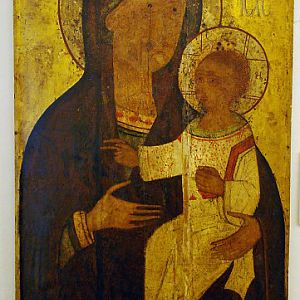 Yaroslavl Art Museum, C13th Icon of Our Lady