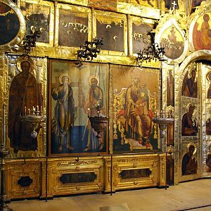 Suzdal Kremlin, Cathedral of the Nativity of the Mother of God - Iconostasis detail