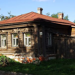 Wooden house and yard, Suzdal