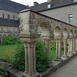 Daoulas Abbey cloisters