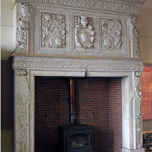 Château de Trévarez, fireplace