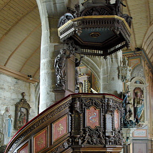 Brasparts Church pulpit