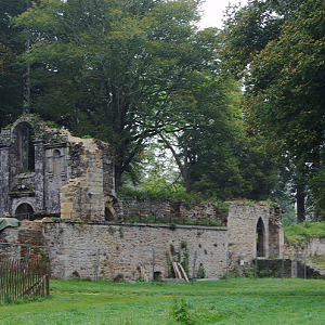 Abbaye de St Maurice, remains of abbey church