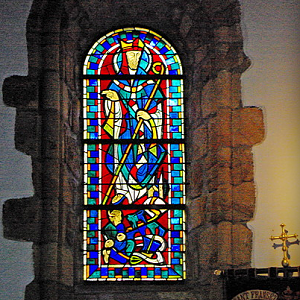 St Cado's Chapel, east window