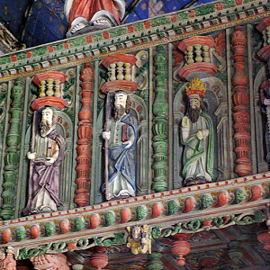 La Roche-Maurice church rood, apostles