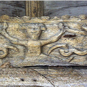St Jean du Doigt oratory carving