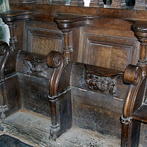 Church of St Herbot, misericords