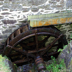 Moulins de Kerouat, 1812 mill wheel