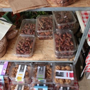 Fresh dates at the German Colony market