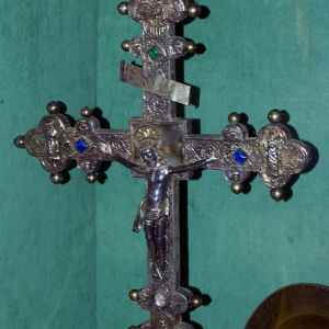 St-Parthem church - processional cross
