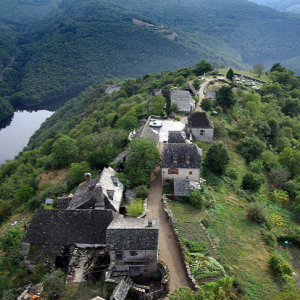 Vallon as seen from the château