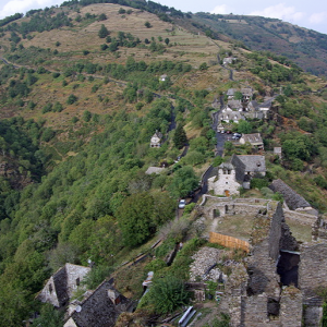 Vallon as seen from the château