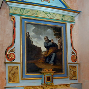 Bouzels, Church of Ste Fauste -  side altar
