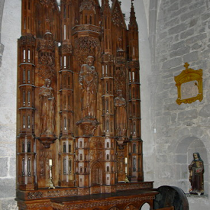 Laroquebrou, Église St-Martin - side altar