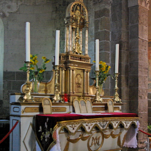 Polignac, Église Sainte-Anne et Saint-Martin  - high altar