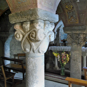 Saint-Jean-Soleymieux, Église St-Jean-Baptiste - crypt of Notre-Dame-sous-Terre