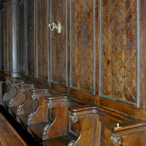 Montfaucon-en-Velay, Église St Pierre - choir stalls