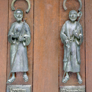 Santo Toribio de Liébana - detail on the Door of Pardon