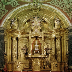 Estella, Iglesia San Pedro de la Rua - Chapel of St Andrew reredos