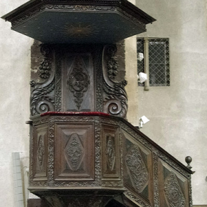 Foix, Abbatiale St-Volusien - pulpit