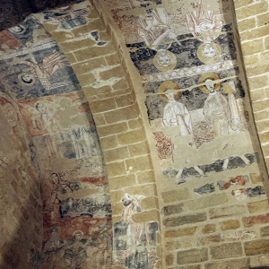 Vals, Église Sainte-Marie - C12th frescoes