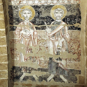 Vals, Église Sainte-Marie - frescoes