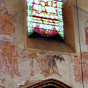 Lezat-sur-Lèze, Èglise St-Jean-Baptiste - fresco