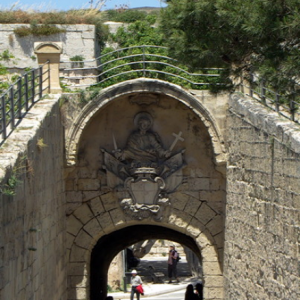 Mdina - gate in outer defences near Greeks' Gate