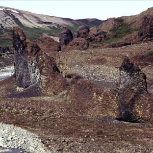 Vesterdalur - rock formations