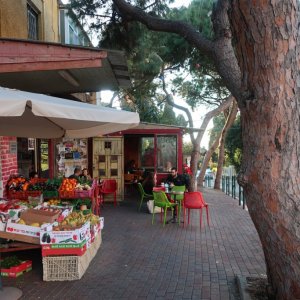 Local shops and cafe
