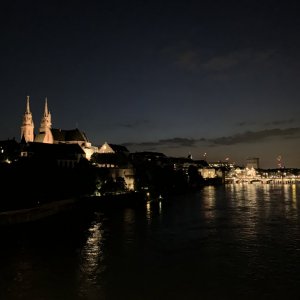 Basel at night