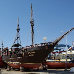 Mahdia - traditional fishing boats now used for pleasure trips