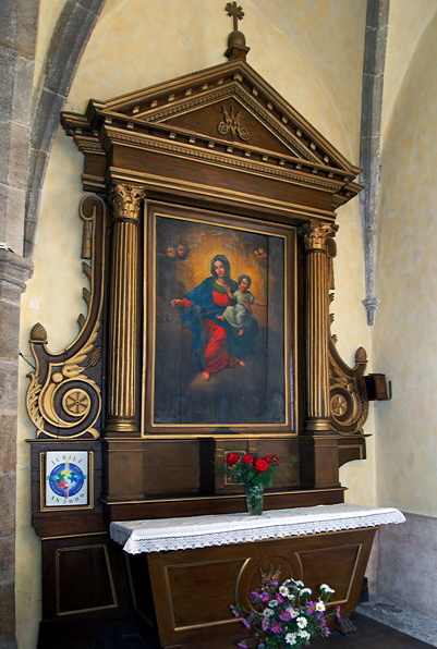 Belcastel, Église Ste-Marie-Madeleine - side altar