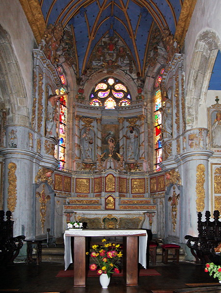 Bodilis church - High altar