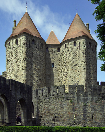 Carcassonne, La Cité - Porte Narbonnaise
