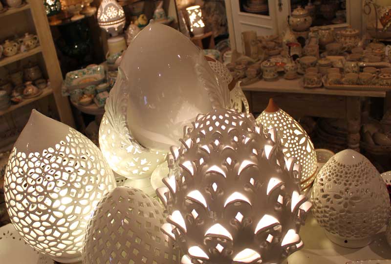 Ceramic Lamps from Grottaglie