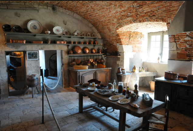 Château de Beynac - kitchens